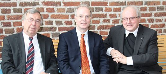 Podiumsgespräch im Kloster Frenswegen mit Jann Schmidt, Dr. Klahr und Theo Paul