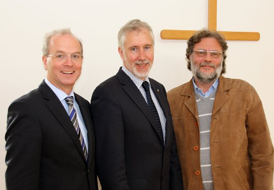 Landessuperintendent Dr. Detlef Klahr, Burghard Klemenz, Hans-Christof Vetter