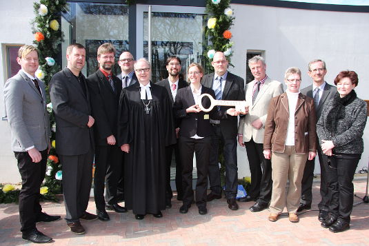 Einweihung des neuen Gemeindehauses in Steenfelde