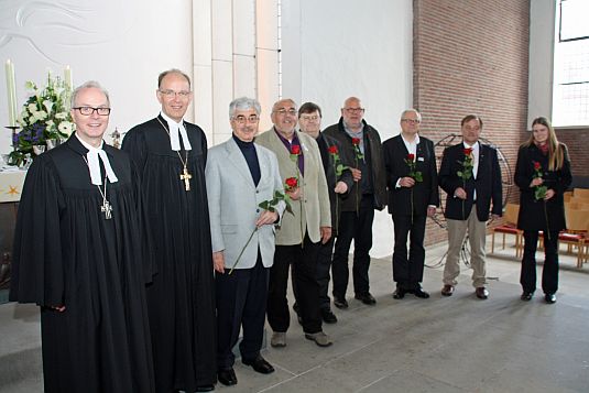 Landessuperintendent Dr. Klahr und Landesbischof Meister ehrten Ordinationsjubilare