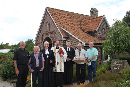 Ökumenischer Gottesdienst in der Autobahnkapelle auf dem Rastplatz "Heseper Moor" mit Dr. Klahr