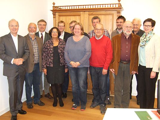 Landessuperintendent Dr. Detlef Klahr traf sich mit den Beauftragten für die Lektorenarbeit und deren Sprechern in der Landessuperintendentur in Emden
